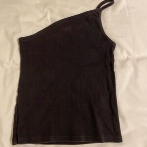 Urban Outfitters Women’s One Strap Tank Top Black Size XS Ribbed